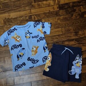 Toddler Boy 3T Bluey Shorts Set
